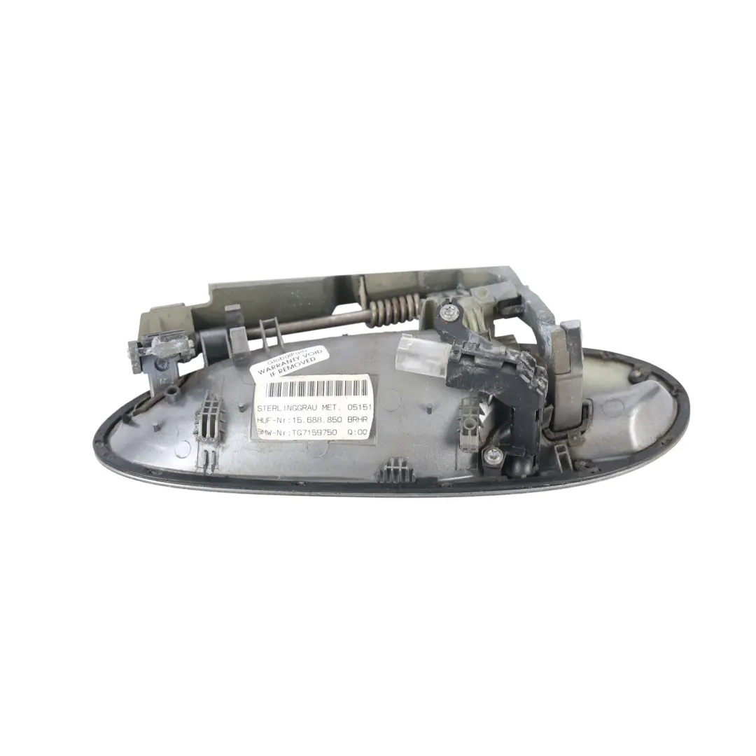 BMW E65 Front Door Handle Panel Right O/S Sterlinggrau Metallic 472 - SKU 7159750-STG - Part number 7159750
