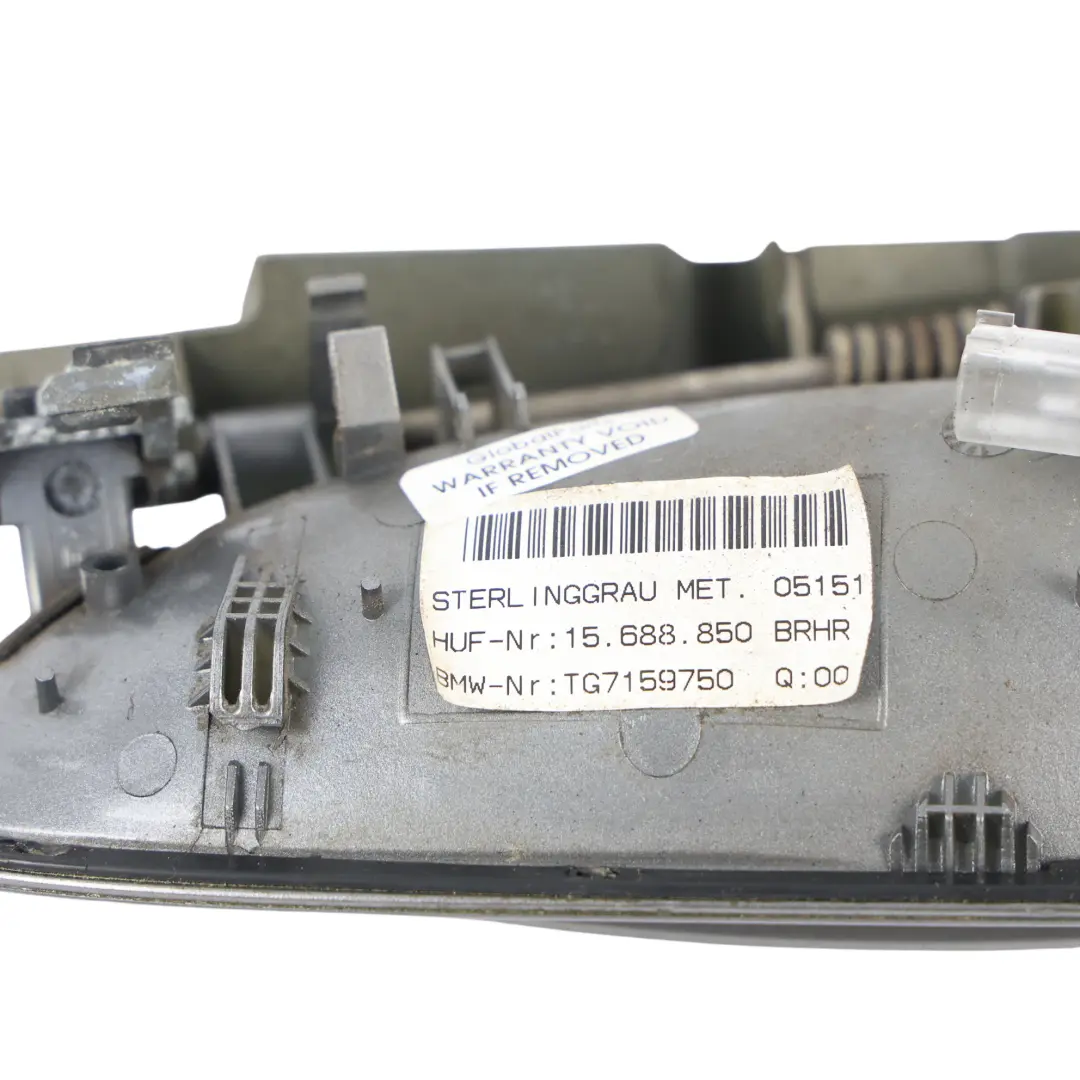 BMW E65 Front Door Handle Panel Right O/S Sterlinggrau Metallic 472 - SKU 7159750-STG - Part number 7159750