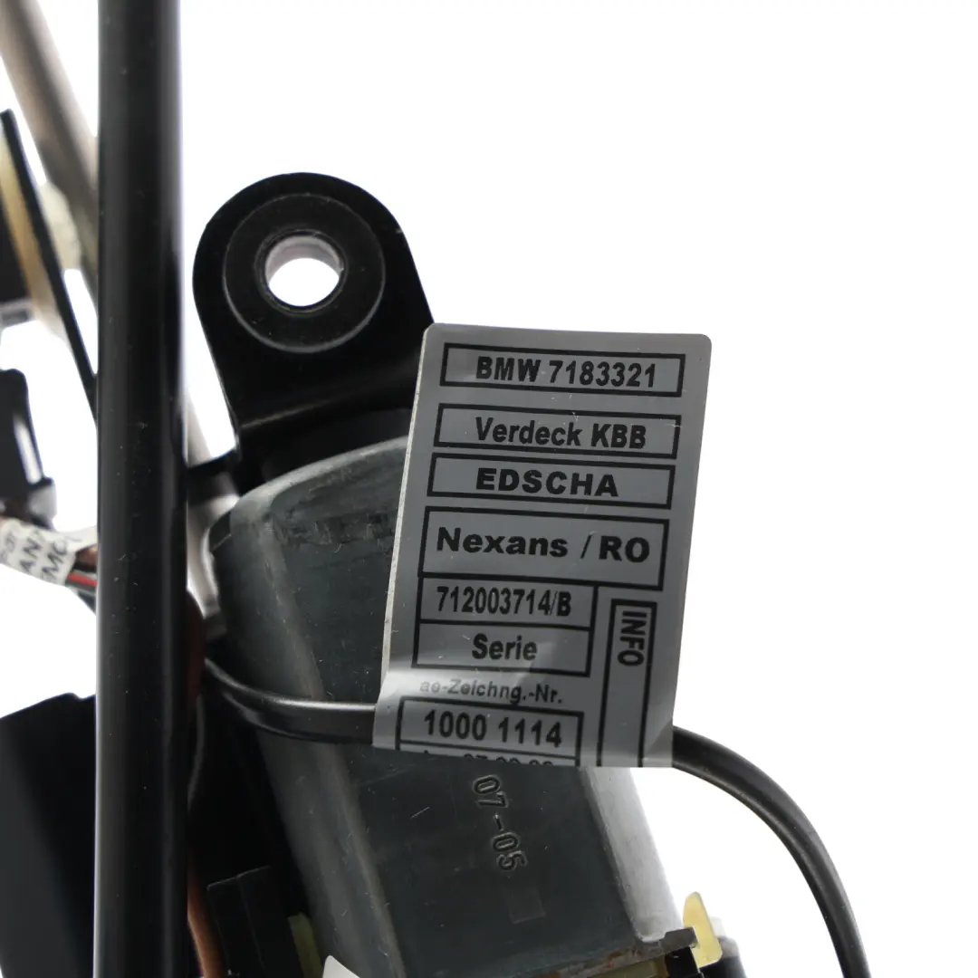 Folding Top Hardtop Roof Shell Opening Mechanism Closing to BMW E93 Convertible with Part number 7171223 BMW E93 Convertible Folding Top Hardtop Roof Shell Opening Mechanism Closing - SKU 7171223-4 - Part number 7171223