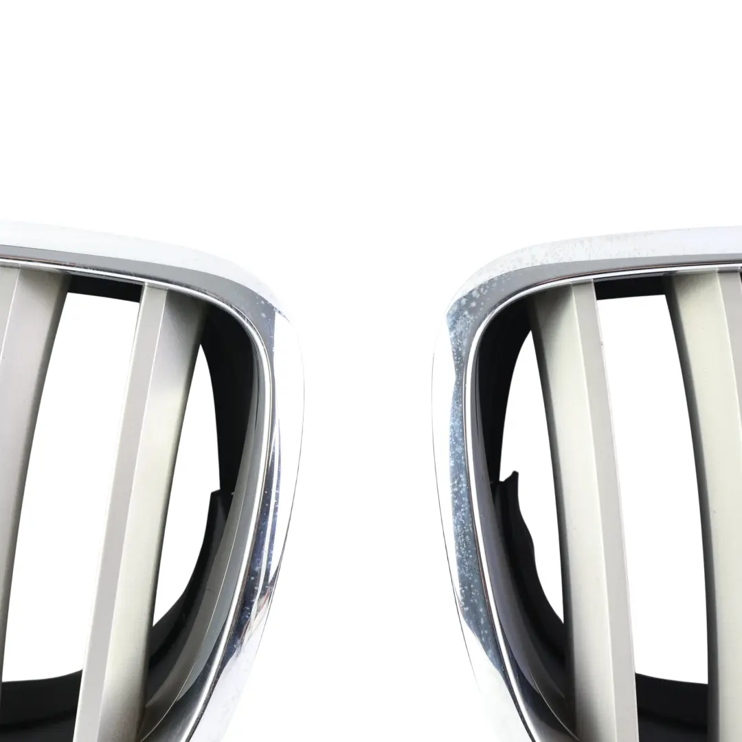 Rejilla Parrilla Delantera Titan Izquierda Derecha SET para BMW X5 E70 X6 E71 con número de pieza 7171396 BMW X5 E70 X6 E71 Rejilla Parrilla Delantera Titan Izquierda Derecha SET - SKU 7171396-3 - Número de pieza 7171396