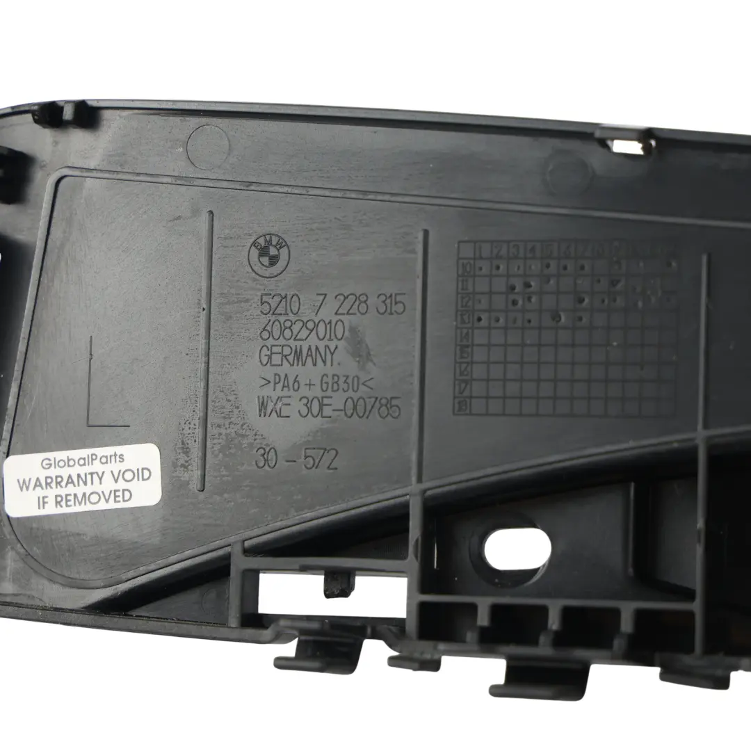 Schalter Blende Halterung Vordersitz Links für BMW F12 mit Teilenummer 7228315 BMW F12 Schalter Blende Halterung Vordersitz Links - SKU 7228315 - Teilenummer 7228315