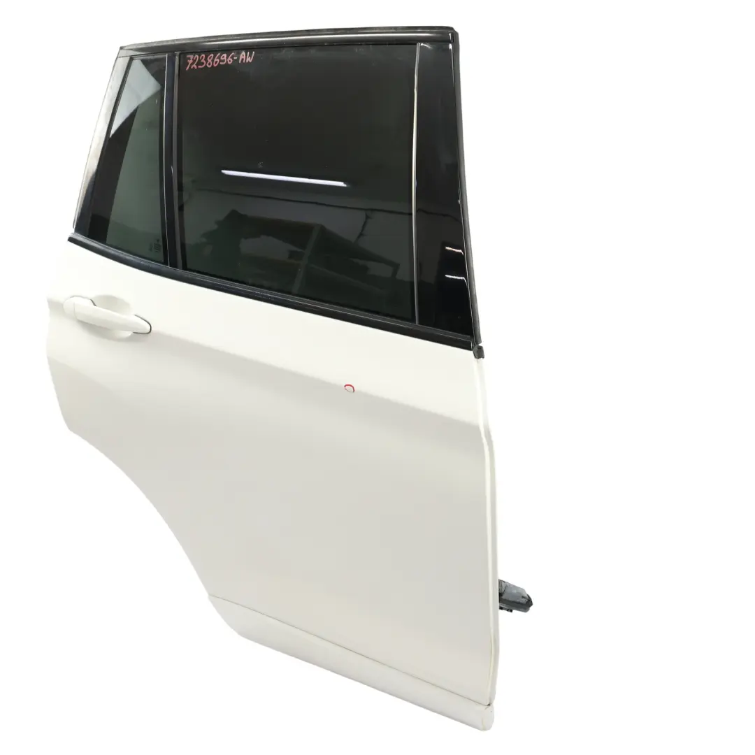 Door Rear Right O/S Alpinweiss Alpine White 3 - 300 to BMW X3 F25 with Part number 7238696 BMW X3 F25 Door Rear Right O/S Alpinweiss Alpine White 3 - 300 - SKU 7238696-AW - Part number 7238696