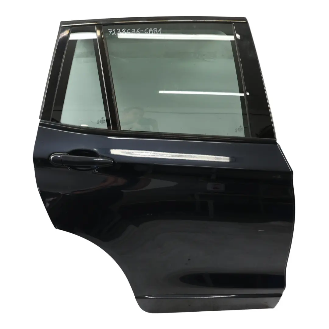 BMW X3 F25 Rear Door Right O/S Carbonschwarz Carbon Black Metallic - 416 - SKU 7238696-CAR1 - Part number 7238696