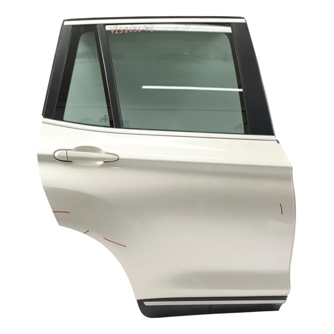 BMW X3 F25 Door Rear Right O/S Mineralsilber Silver Metallic - A14 - SKU 7238696-MS - Part number 7238696