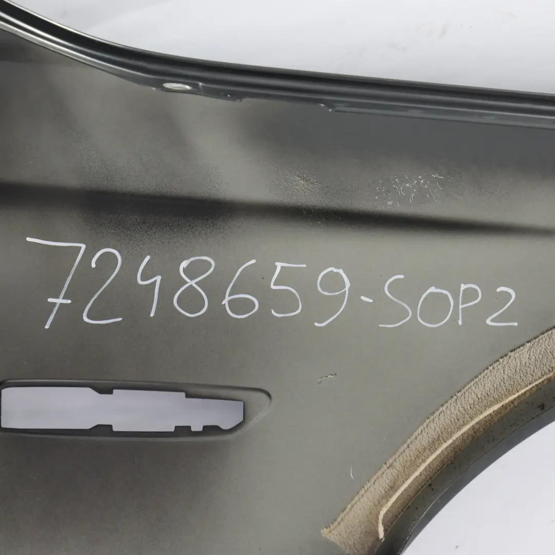 BMW F10 F11 Kotflügel Vorne Links Sophistograu Grau Metallic - A90 - SKU 7248659-SOP2 - Teilenummer 7248659