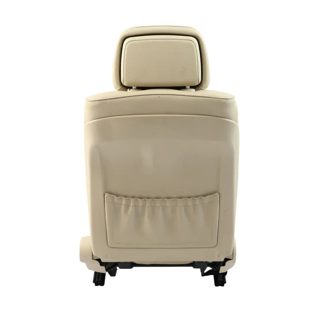 Front Seat Electric Interior Leather Cream Beige Left N/S to BMW E60 E61 LCI with Part number 7249323 BMW E60 E61 LCI Front Seat Electric Interior Leather Cream Beige Left N/S - SKU 7249323-4 - Part number 7249323