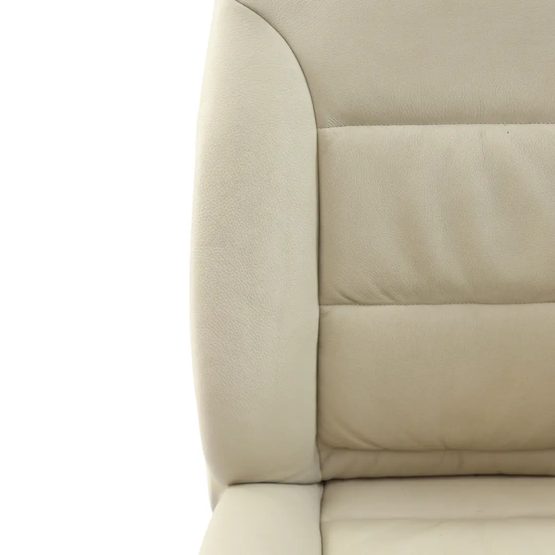 BMW E60 E61 LCI Siège Avant Électrique Intérieur Cuir Crème Beige Gauche - SKU 7249323-4 - Numéro de pièce 7249323