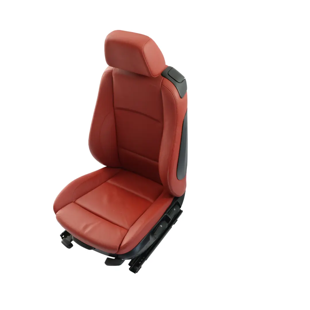 BMW E82 Front Seat Sport Interior Leather Korall Red Left N/S - SKU 7257465-3 - Part number 7257465