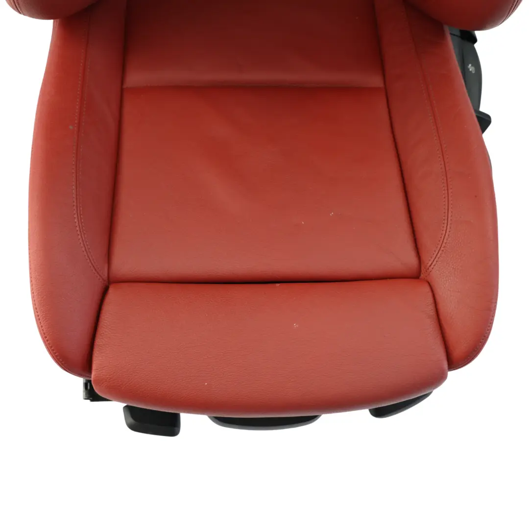 BMW E82 Front Seat Sport Interior Leather Korall Red Left N/S - SKU 7257465-3 - Part number 7257465