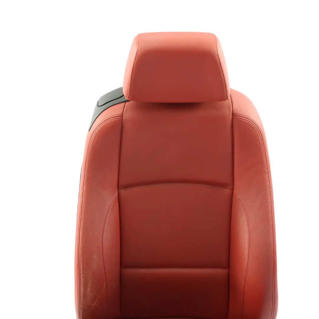 Siège Avant Sport Intérieur Cuir Rouge Corail Droit pour BMW E82 à propos du numéro de pièce 7257466 BMW E82 Siège Avant Sport Intérieur Cuir Rouge Corail Droit - SKU 7257466-3 - Numéro de pièce 7257466