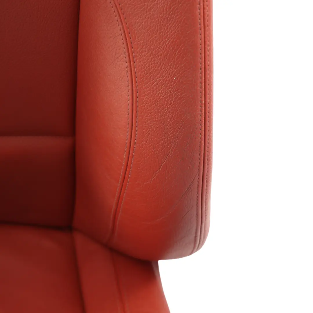 BMW E82 Siège Avant Sport Intérieur Cuir Rouge Corail Droit - SKU 7257466-3 - Numéro de pièce 7257466