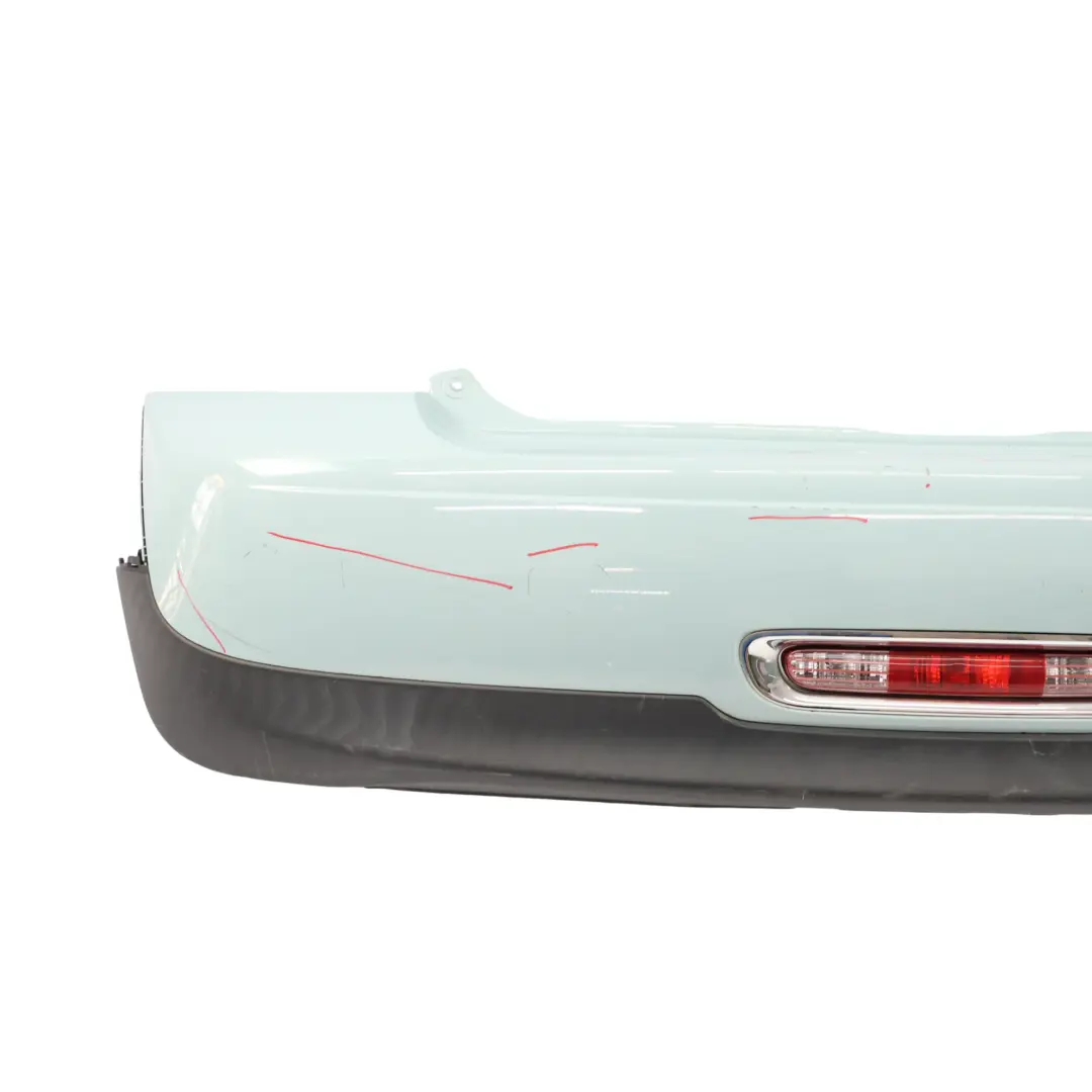 Rivestimento Pannello Paraurti posteriore Ice Blue - B28 per Mini R56 R57 LCI con numero di parte 7264356 Mini R56 R57 LCI Rivestimento Pannello Paraurti posteriore Ice Blue - B28 - SKU 7264356-ICE - Numero di parte 7264356
