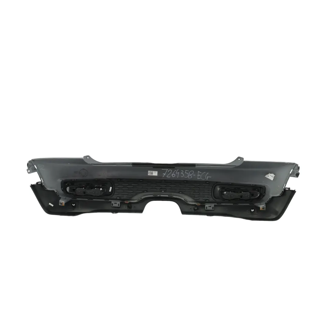 Mini Cooper S R56 R57 LCI Embellecedor Parachoques Trasero Eclipse Grey - B24 - SKU 7264358-ECG - Número de pieza 7264358
