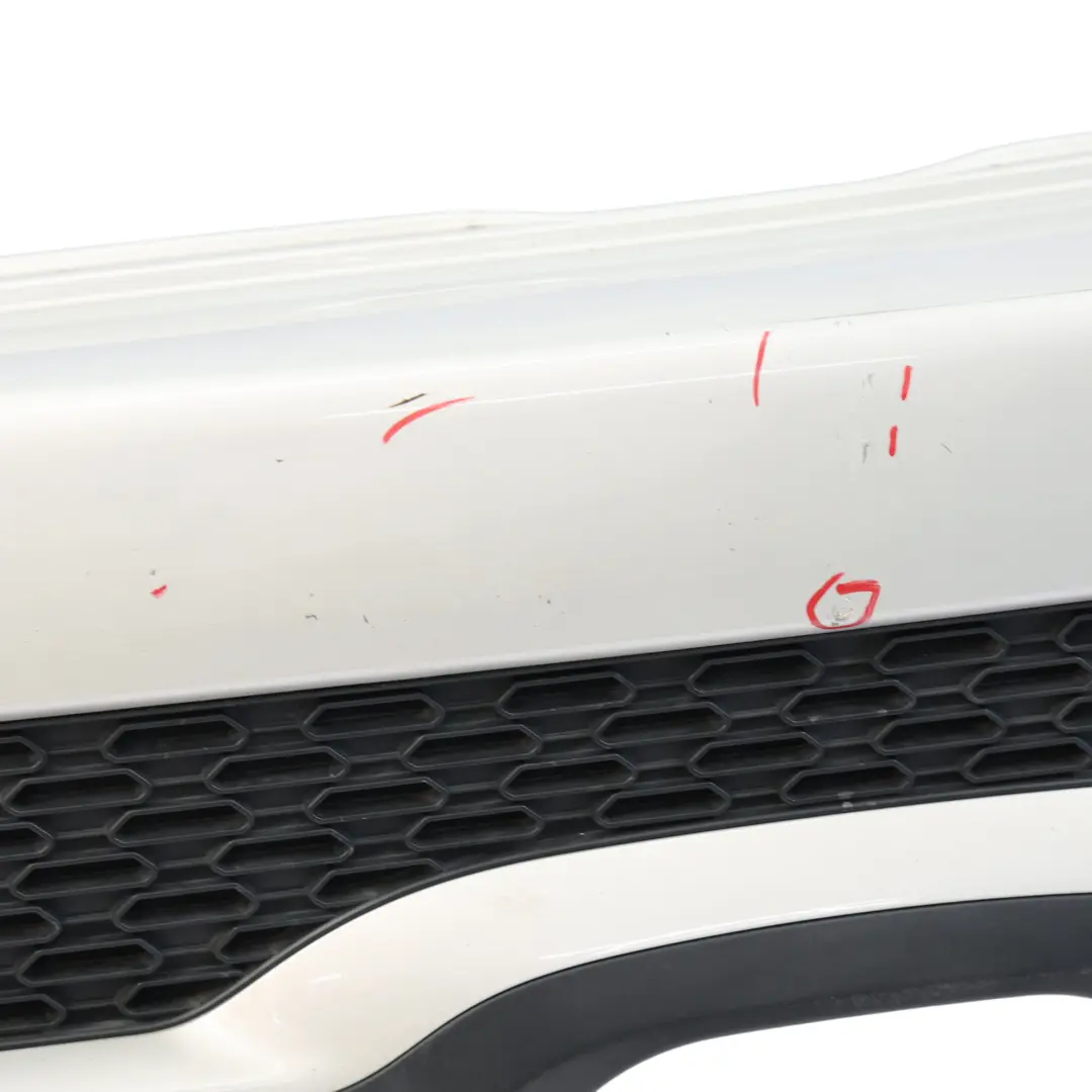 Complete Rear Bumper Trim White Silver Metallic - A62 to Mini Cooper S R56 R57 LCI with Part number 7264358 Mini Cooper S R56 R57 LCI Complete Rear Bumper Trim White Silver Metallic - A62 - SKU 7264358-WS - Part number 7264358