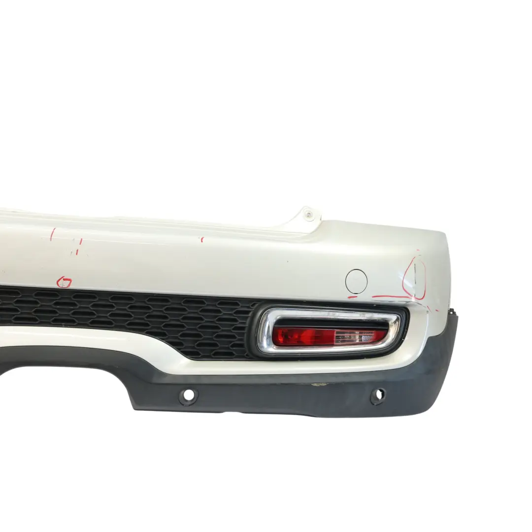 Mini Cooper S R56 R57 LCI Tylny Zderzak Biały Srebrny Metalik A62 - SKU 7264358-WS - Numer Części 7264358