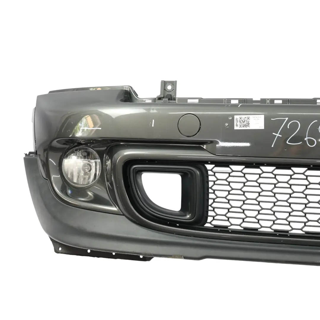 Frontstoßstange Cooper S Eclipse Grey Grau Metallic - B24 für Mini R56 LCI R57 mit Teilenummer 7268743 Mini R56 LCI R57 Frontstoßstange Cooper S Eclipse Grey Grau Metallic - B24 - SKU 7268743-ECG - Teilenummer 7268743