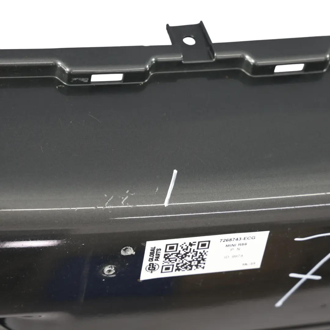 Mini R56 LCI R57 Front Bumper Cooper S Trim Panel Eclipse Grey Metallic - B24 - SKU 7268743-ECG - Part number 7268743