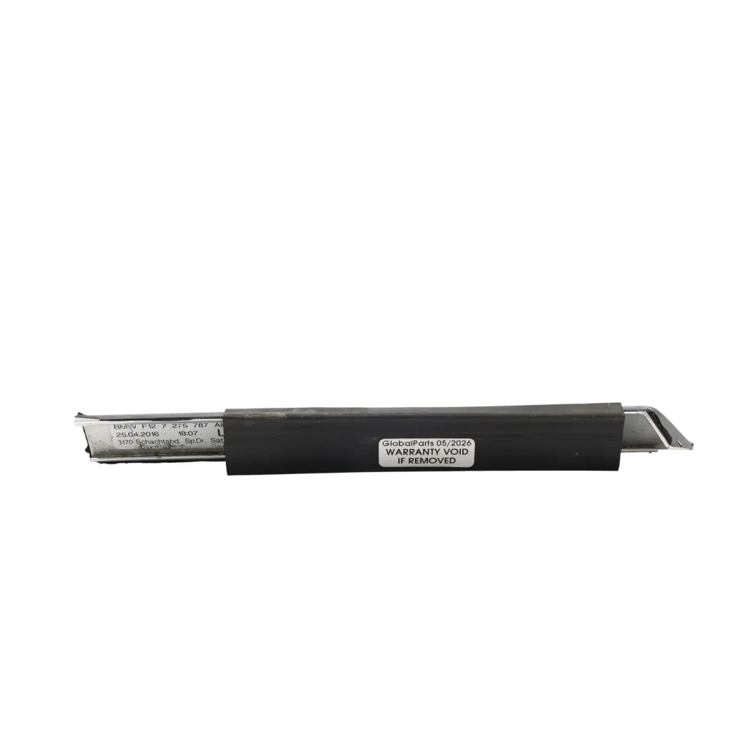 BMW F06 LCI F12 Bande Couvre Porte Aluminium Satiné Avant Gauche - SKU 7275787 - Numéro de pièce 7275787