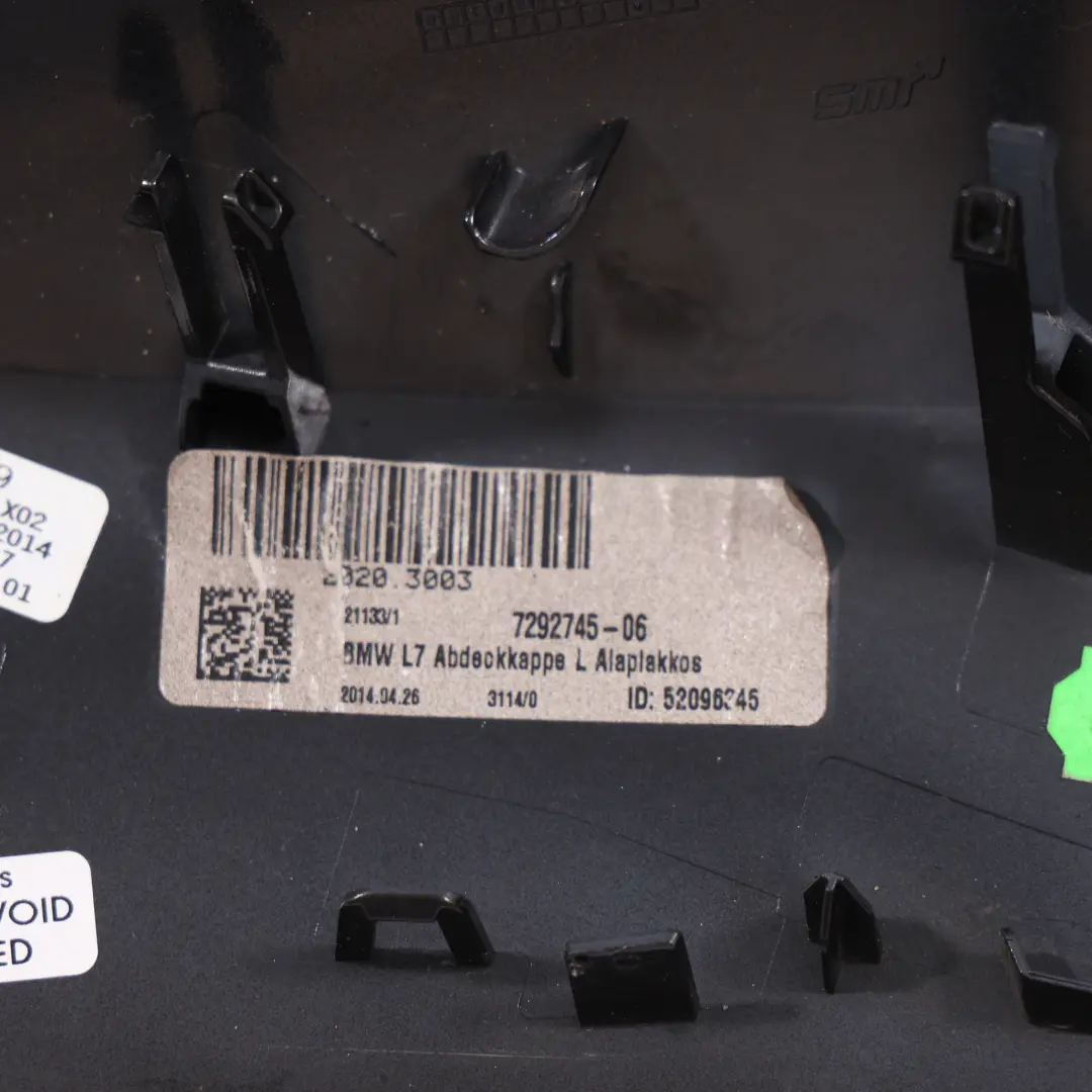 BMW F20 F30 Tapa Carcasa Retrovisor Izquierdo Negro Citrin Metalizado X02 - SKU 7292745-CIT - Número de pieza 7292745