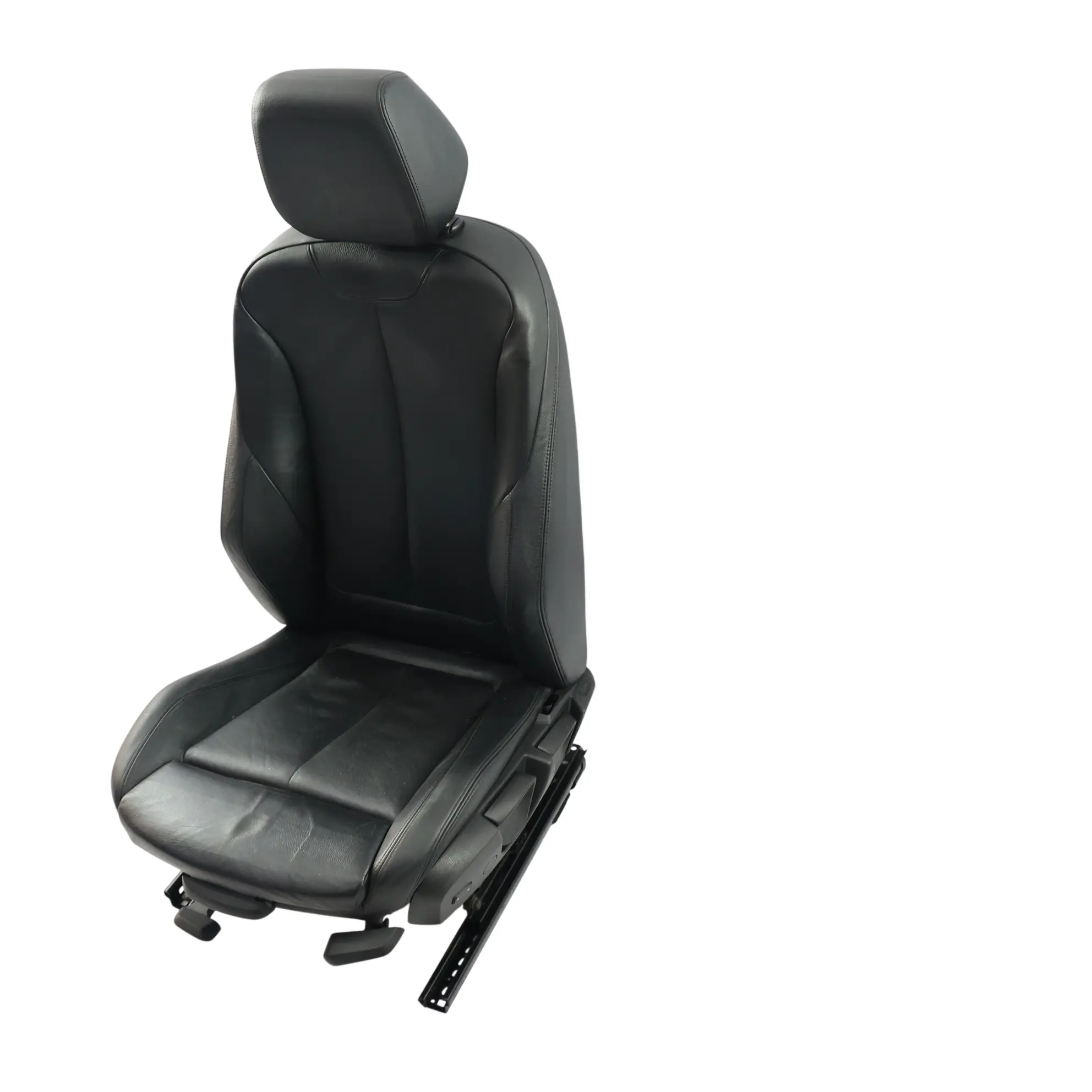 BMW F20 Front Seat Sport Heated Interior Leather Black Left N/S