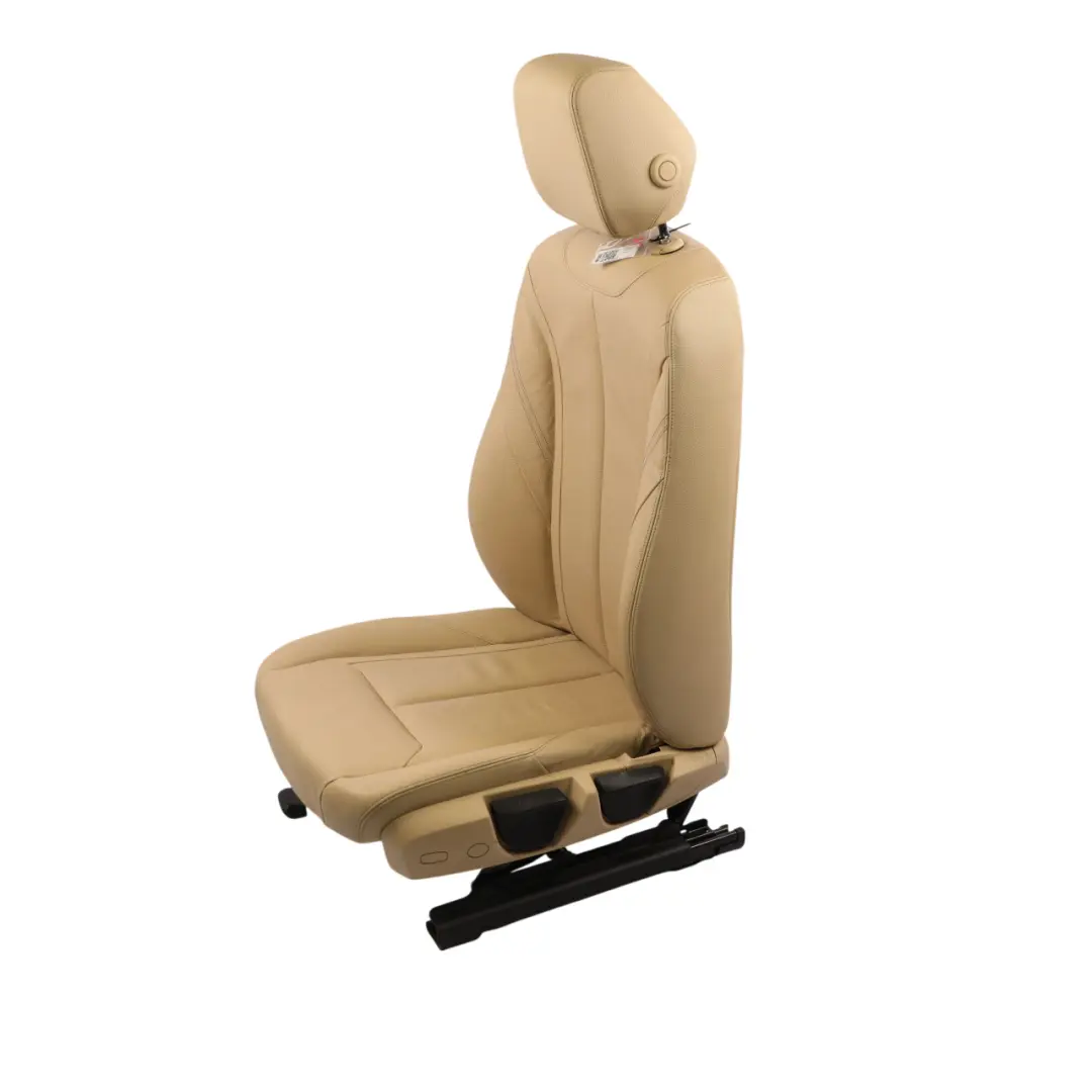 Front Left N/S Leather Venetobeige Beige Electric Heated to BMW F30 Seat with Part number 7303721 BMW F30 Seat Front Left N/S Leather Venetobeige Beige Electric Heated - SKU 7303721-1 - Part number 7303721