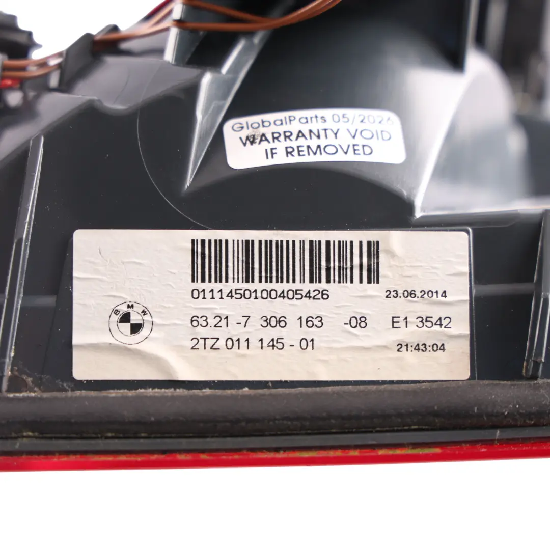 Light In Trunk Lid Left N/S Lamp Plug Socket Wiring 8377240 to BMW F10 Rear with Part number 7306163 BMW F10 Rear Light In Trunk Lid Left N/S Lamp Plug Socket Wiring 8377240 - SKU 7306163-2 - Part number 7306163