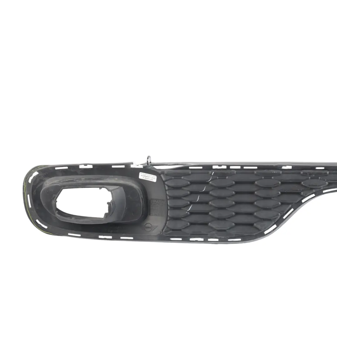 Mini F55 F56 Cooper S Rear Bumper Lower Grid Grille Diffuser Trim Panel - SKU 7315501 - Part number 7315501