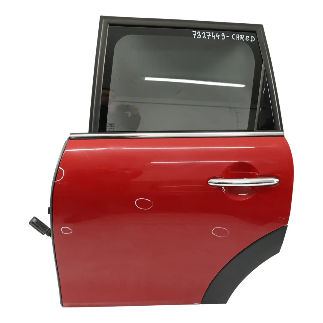 Mini F55 Türverkleidung Hinten Links Chili Rot - 851 - SKU 7327449-CHRED - Teilenummer 7327449
