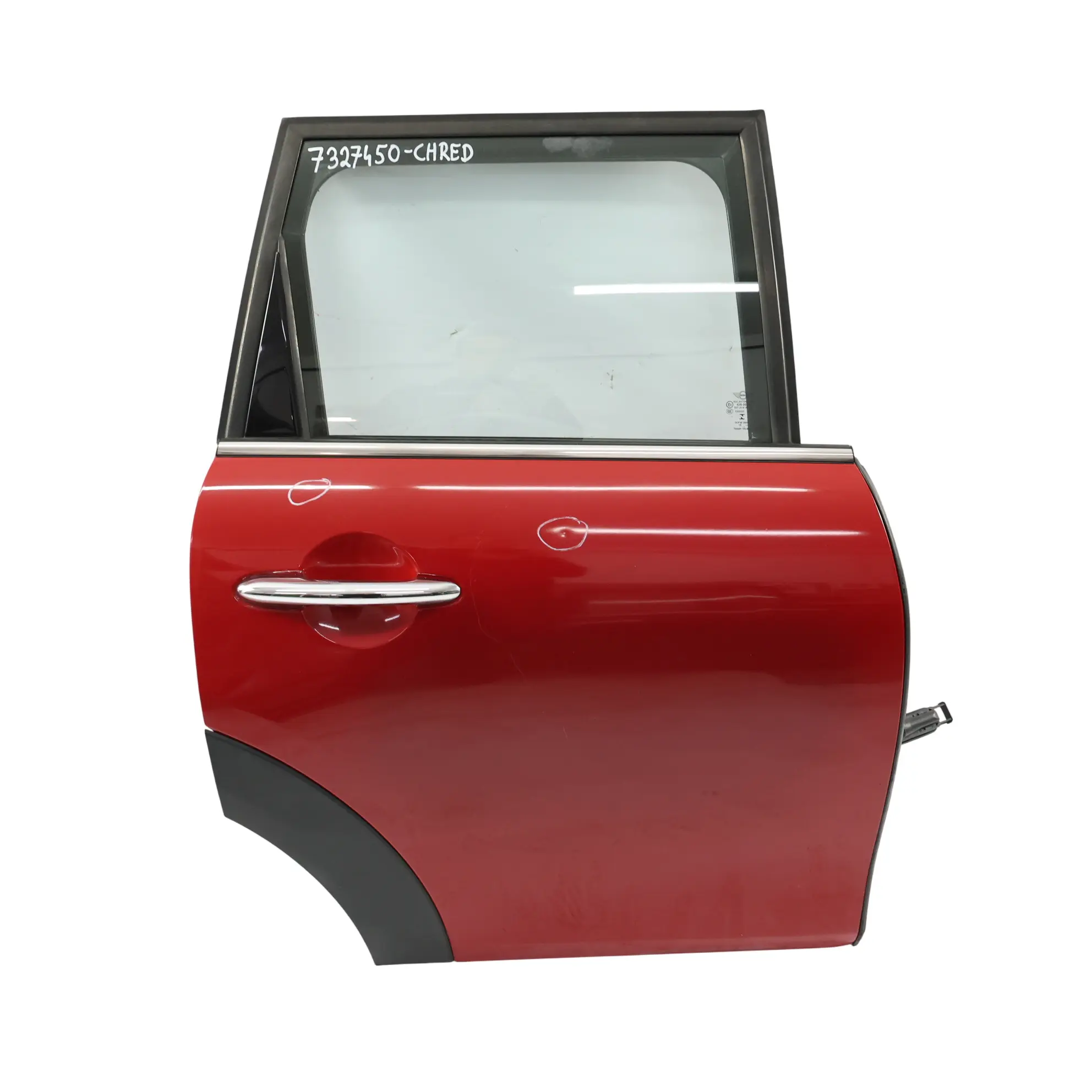 Mini F55 Abdeckblende Tür Hinten Rechts Chili Rot 851