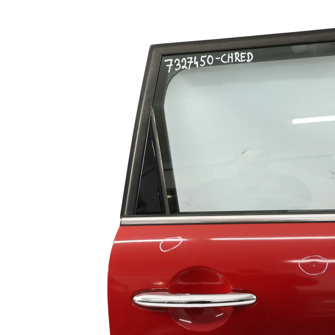 Door Rear Right O/S Covering Panel Chili Red - 851 to Mini F55 with Part number 7327450 Mini F55 Door Rear Right O/S Covering Panel Chili Red - 851 - SKU 7327450-CHRED - Part number 7327450