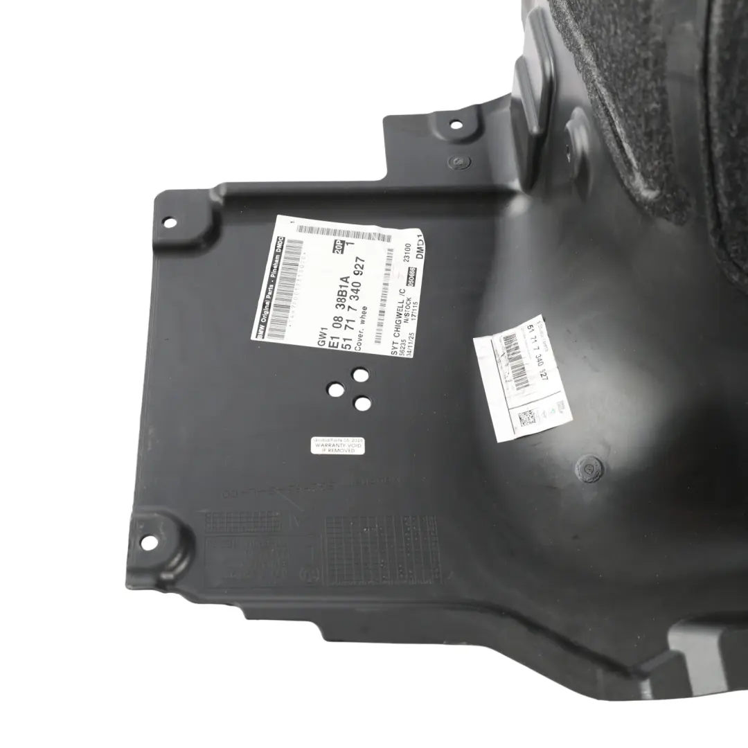 BMW G20 G21 Wheel Arch Cover Splash Guard Rear Section Front Left N/S - SKU 7340927 - Part number 7340927
