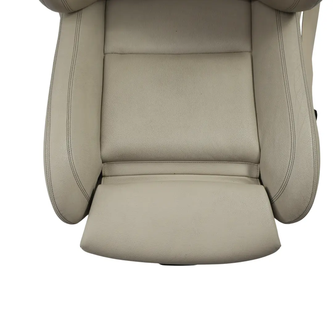 Front Seat M-Sport Heated Left N/S Oyster Leather Electric to BMW F10 F11 LCI with Part number 7349855 BMW F10 F11 LCI Front Seat M-Sport Heated Left N/S Oyster Leather Electric - SKU 7349855-1 - Part number 7349855