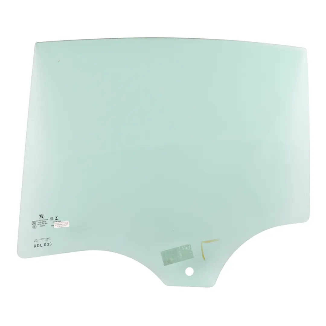 BMW F90 G30 Rear Door Side Window Glass Glazing Left N/S AS2 - SKU 7375189 - Part number 7375189