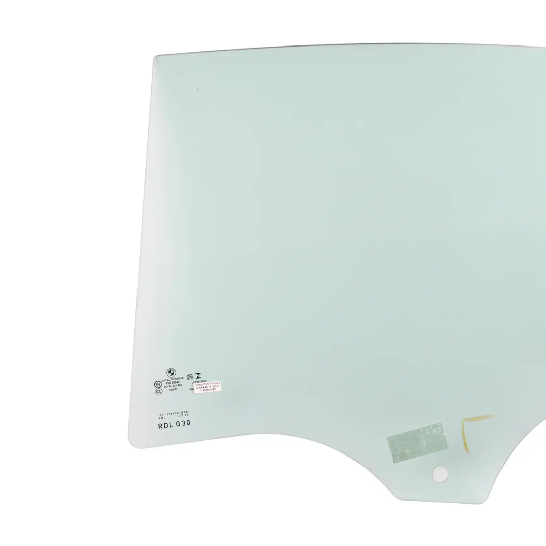 BMW F90 G30 Rear Door Side Window Glass Glazing Left N/S AS2 - SKU 7375189 - Part number 7375189