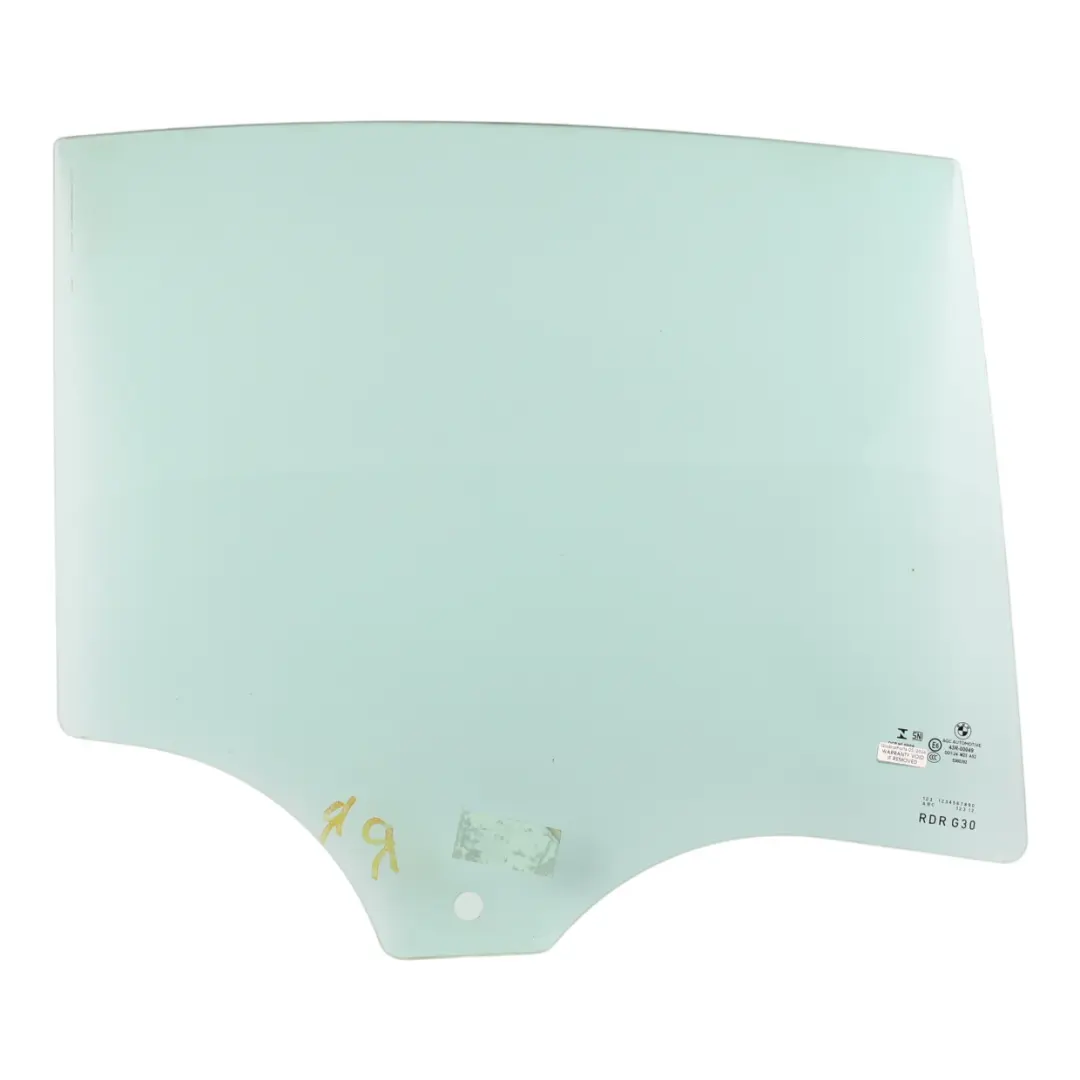 BMW F90 G30 Rear Door Side Window Glass Glazing Right O/S AS2 - SKU 7375190 - Part number 7375190