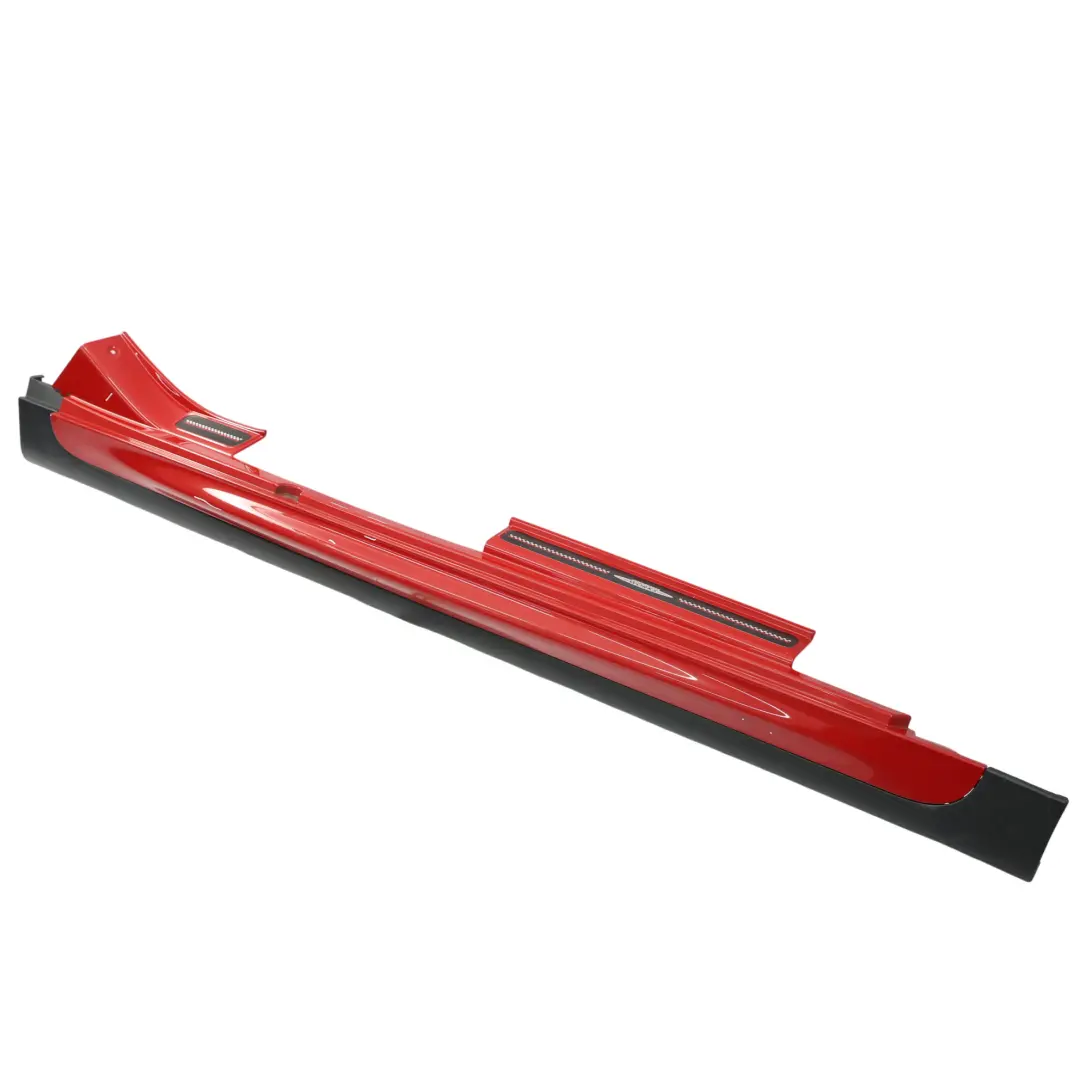 Mini F55 Side Skirt Sill Cover Moulding JCW Right O/S Chili Red - 851 - SKU 7381034-CHRED - Part number 7381034