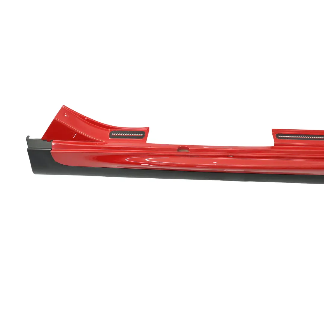 Mini F55 Side Skirt Sill Cover Moulding JCW Right O/S Chili Red - 851 - SKU 7381034-CHRED - Part number 7381034