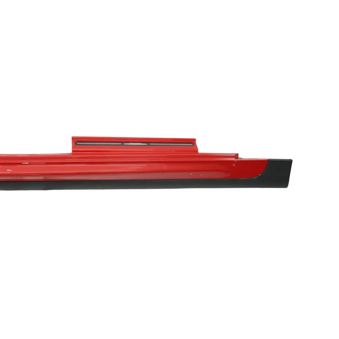 Mini F55 Side Skirt Sill Cover Moulding JCW Right O/S Chili Red - 851 - SKU 7381034-CHRED - Part number 7381034