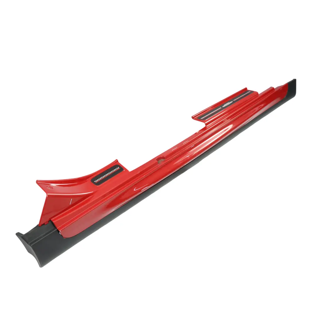 Mini F55 Moldura Protector Umbral Lateral Derecho JCW Rojo Chili 851 - SKU 7381034-CHRED - Número de pieza 7381034