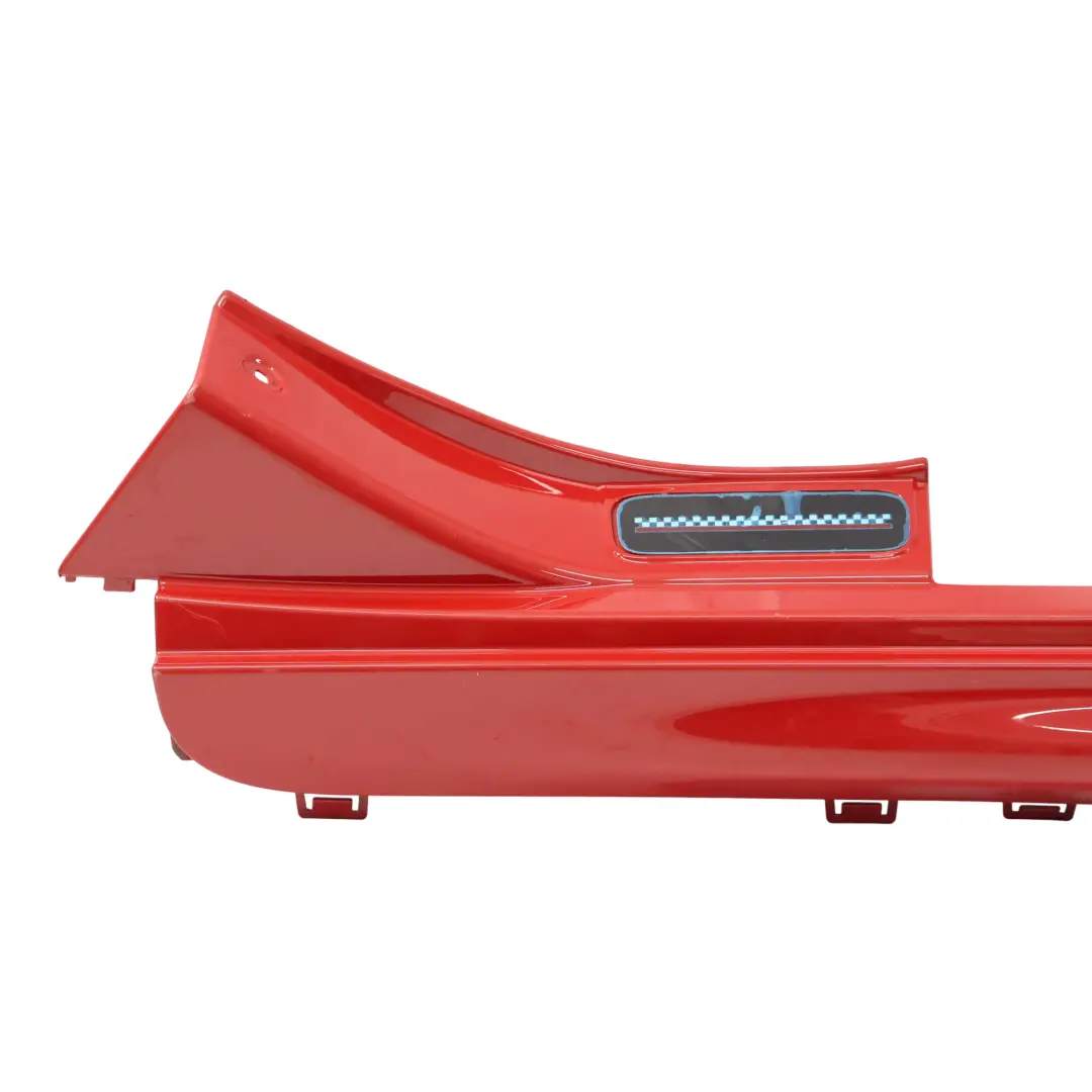 Mini F55 Side Skirt Right O/S JCW Sill Cover Rocker Panel Chili Red - 851 - SKU 7381034-CHRED1 - Part number 7381034
