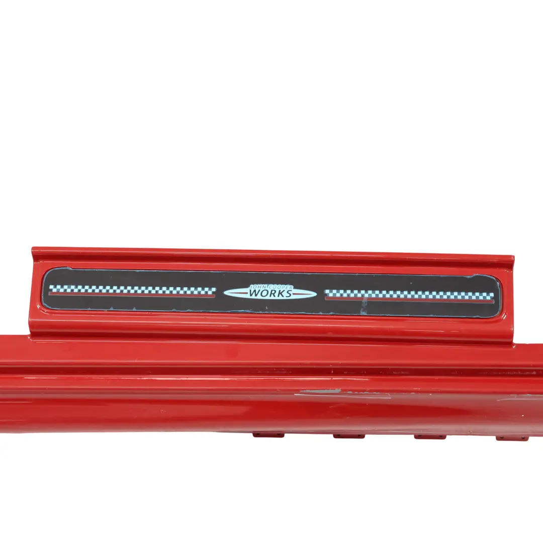 Minigonna Destra JCW Copri Soglia Pannello Laterale Rosso Chili 851 per Mini F55 con numero di parte 7381034 Mini F55 Minigonna Destra JCW Copri Soglia Pannello Laterale Rosso Chili 851 - SKU 7381034-CHRED1 - Numero di parte 7381034