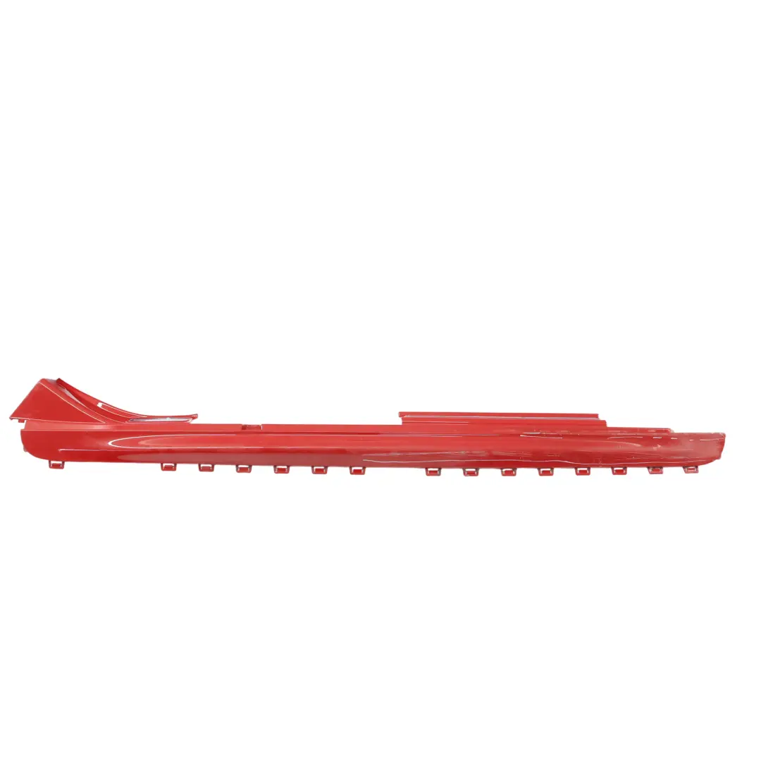 Mini F55 Faldón Lateral Derecho JCW Protector Bajos Panel Chili Rojo 851 - SKU 7381034-CHRED1 - Número de pieza 7381034