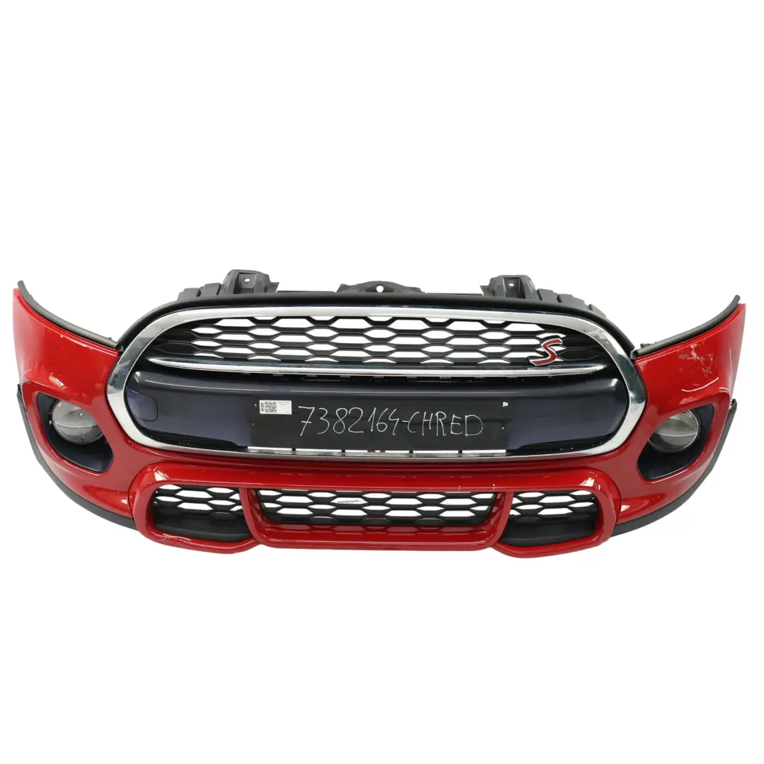 Mini F55 F56 Cooper S JCW Zderzak Przedni Czerwony - SKU 7382164-CHRED - Numer Części 7382164