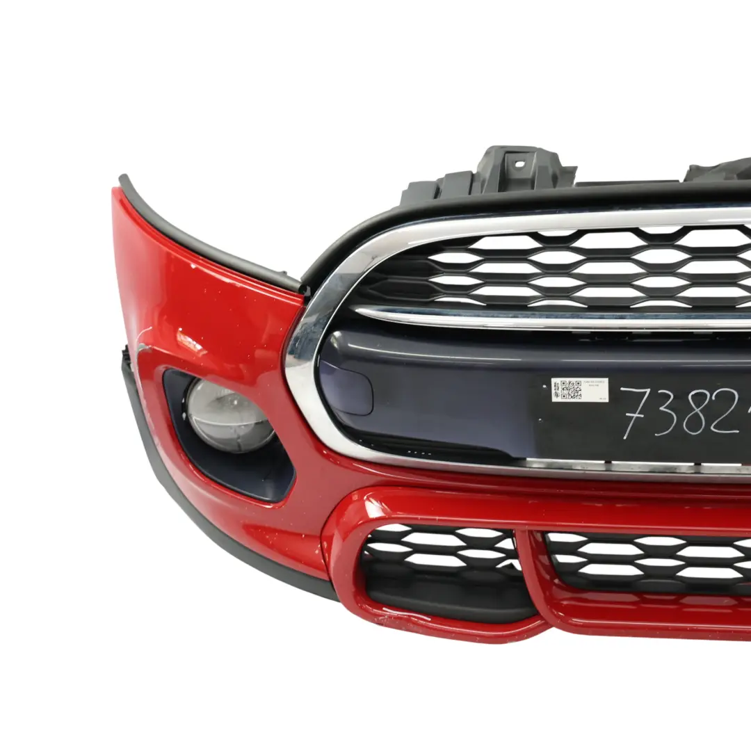 Mini F55 F56 Cooper S JCW Front Bumper Trim Panel Chili Red - 851 - SKU 7382164-CHRED - Part number 7382164