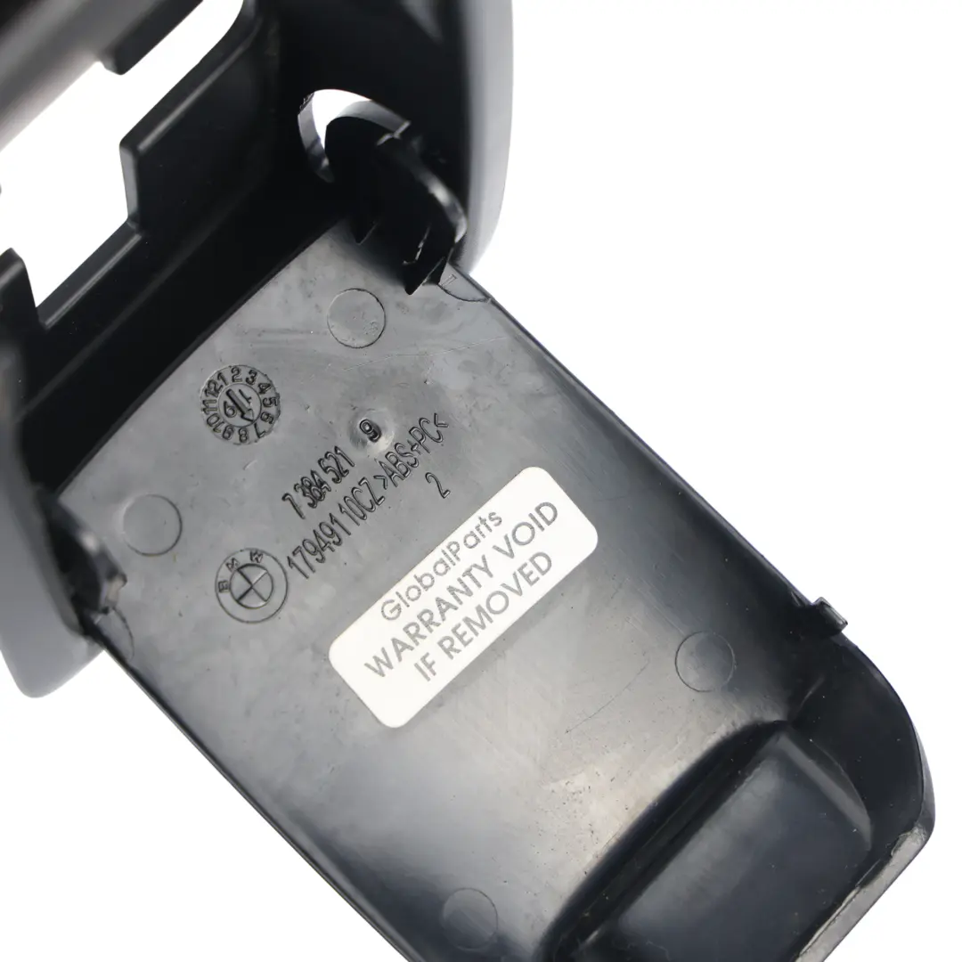 BMW G30 F90 Rücksitz Isofix Verkleidung Abdeckung Schwarz - SKU 7384521 - Teilenummer 7384521