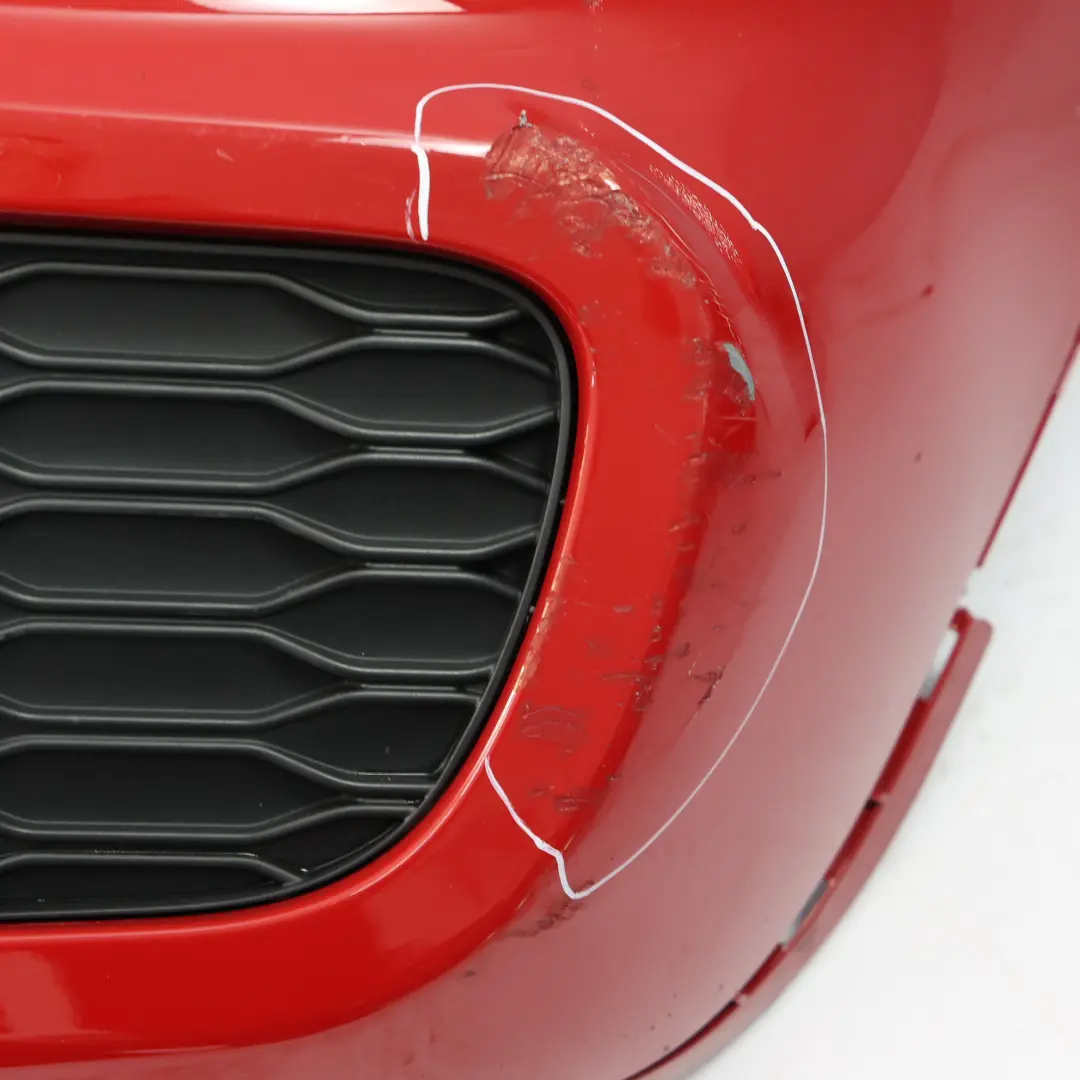Mini F55 JCW Panel Parachoques Trasero Completo Rojo Chili 851 - SKU 7398777-CHRED - Número de pieza 7398777
