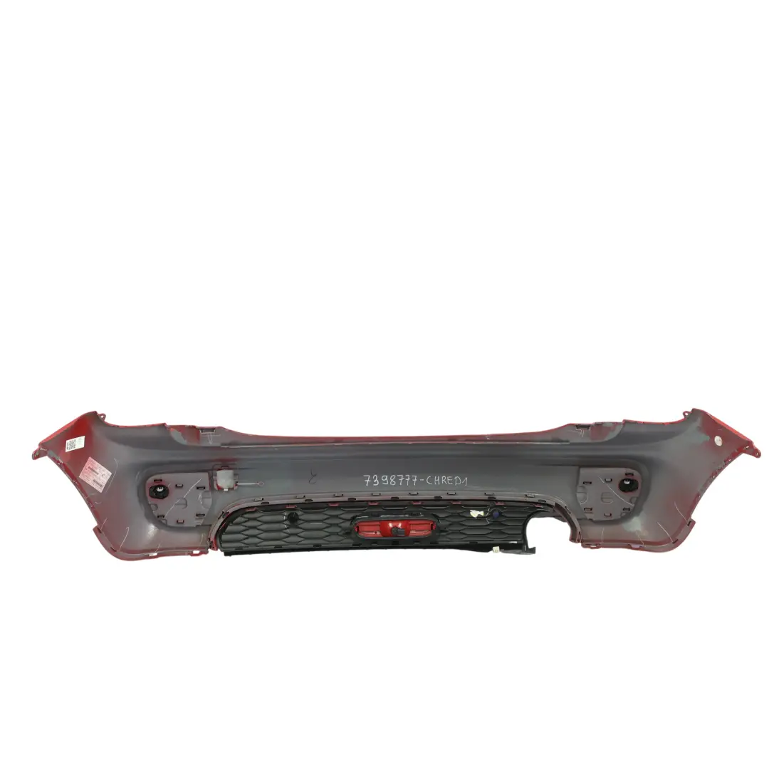 Mini F55 JCW Zderzak Tylny Chili Red Czerwony - 851 - SKU 7398777-CHRED1 - Numer Części 7398777