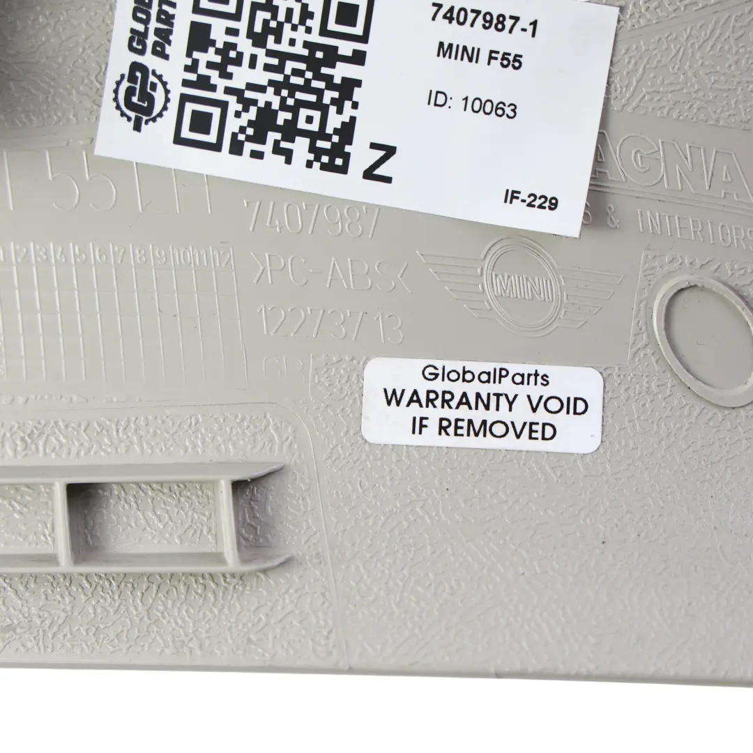 Osłona Słupka A Przednia Lewa do Mini Cooper F55 o numerze 7407987 Mini Cooper F55 Osłona Słupka A Przednia Lewa - SKU 7407987-1 - Numer Części 7407987