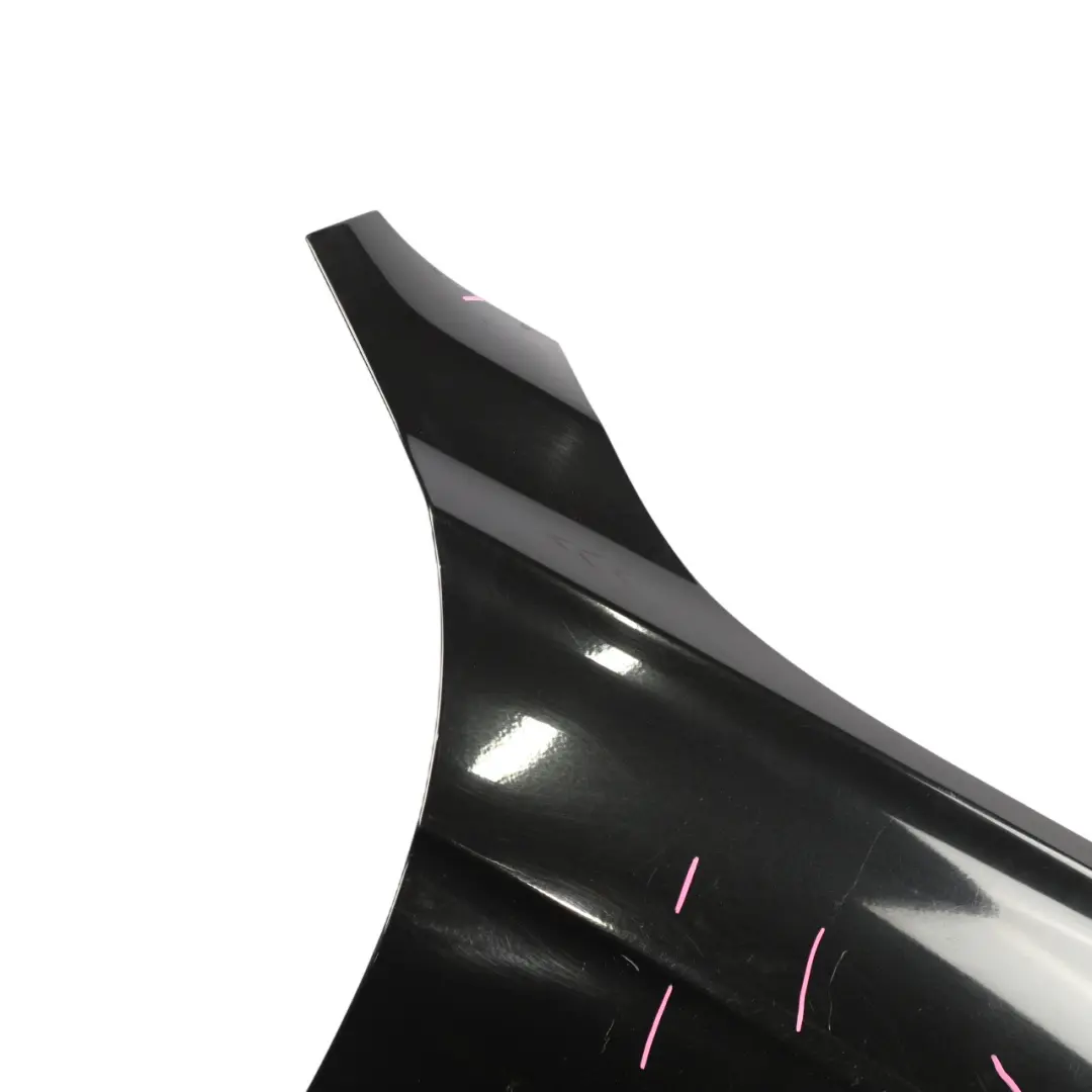 BMW F30 Side Wing Panel Fender F31 Front Left N/S Black Sapphire - 475 - SKU 7438439-BS4 - Part number 7438439