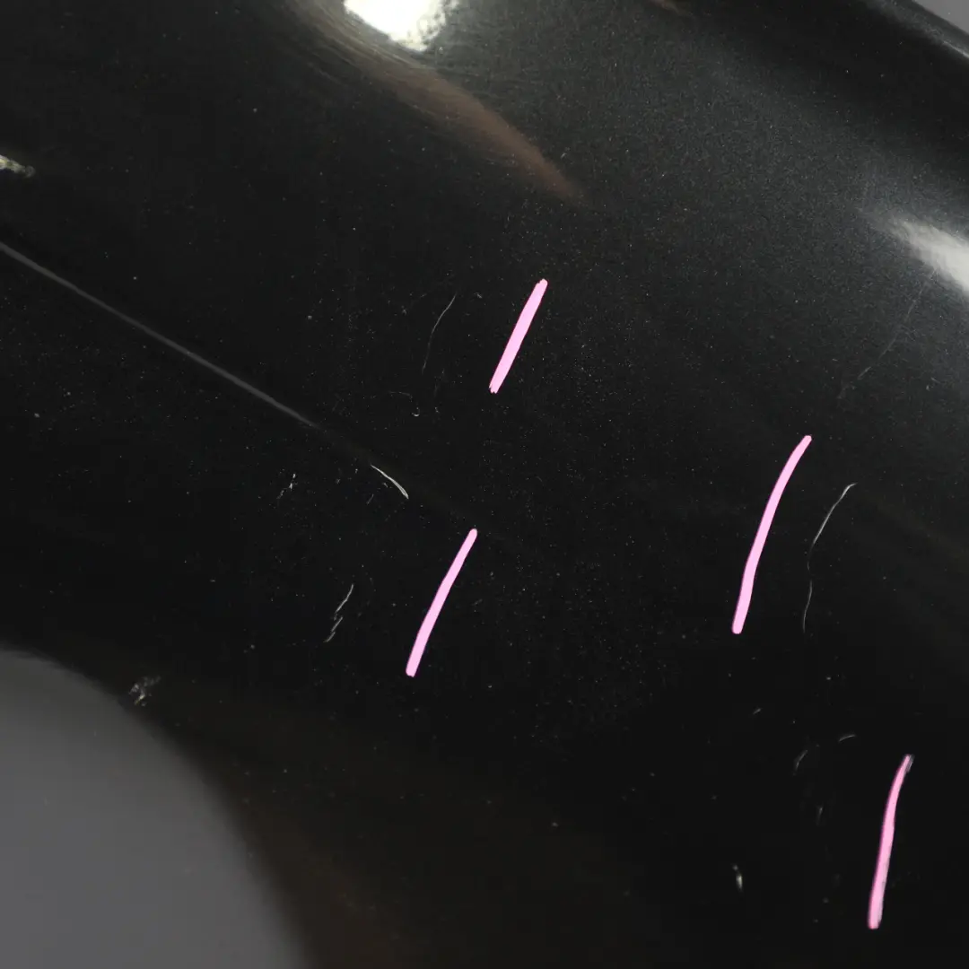 BMW F30 Parafango laterale F31 anteriore sinistro Nero Zaffiro - 475 - SKU 7438439-BS4 - Numero di parte 7438439